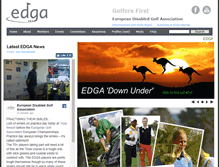 Tablet Screenshot of edgagolf.com